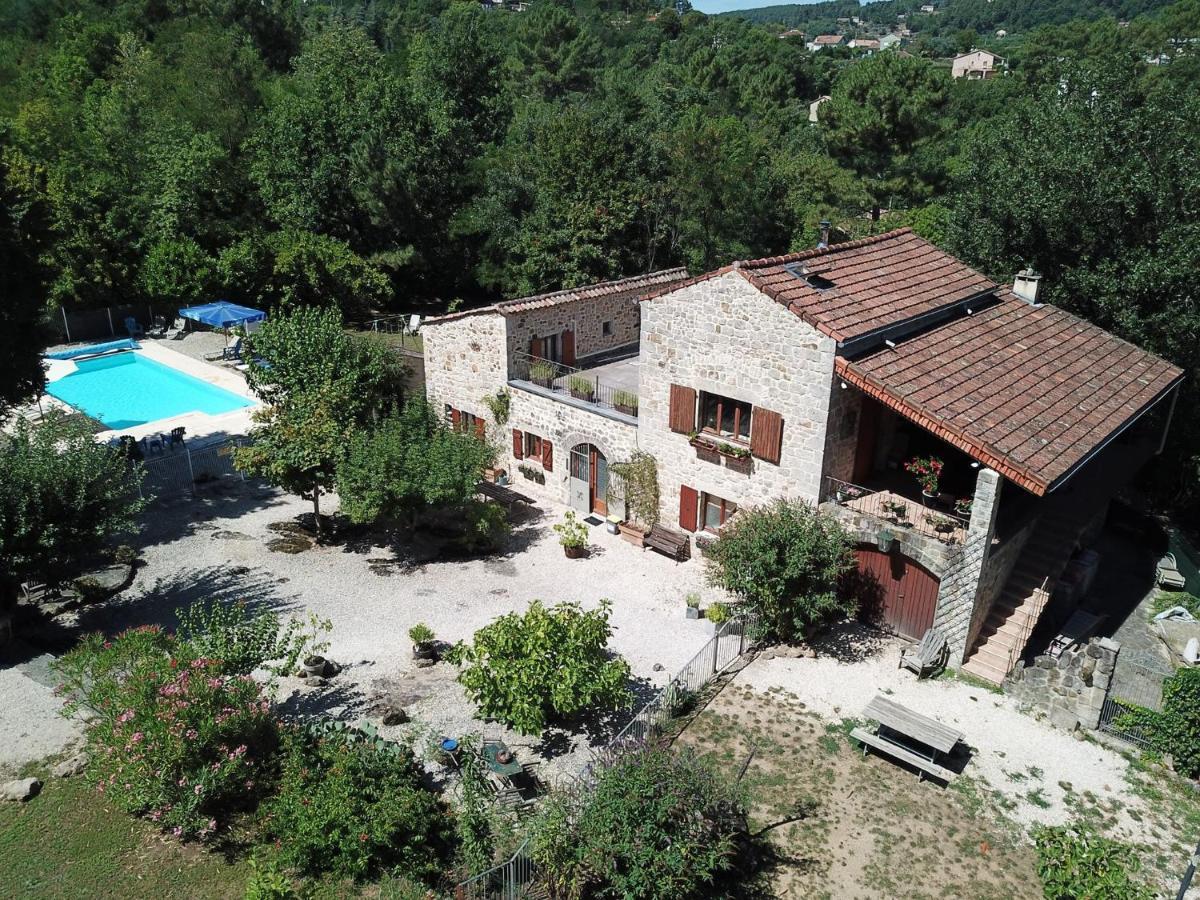 Mas Le Corbery Villa Largentière Kültér fotó